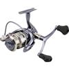 Omquot Mulinello da Pesca Spinning Ad Alta velocità con Doppia Impugnatura per Pesca in Acqua Salata e D'acqua Dolce - Costruzione in Metallo (KM5000)