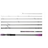 Generico Canna da spinning/casting regolabile 2,1-3,3 m, 5-60 g con tubo di trasporto(Spin3.3m Var3.0m2.7m)