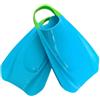 XIUsheUA Pinne Nuoto Pinna da Allenamento Unisex Nuoto Professionale Comoda Pinna in Silicone Design Sinistro-Destro con Tallone Aperto per Nuoto e Immersione(Blue,M (39-41))