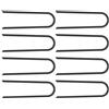 Generic Pali a Forma di U, Pali di Terra del Trampolino - Nails Fence Link a Catena,Punte di Terra U-Hook Anti-per per vasoline da Campeggio, Set di 8