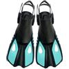 XIUsheUA Pinne Nuoto Pinne da Snorkeling Nuoto Scarpe Corte Rana for Immersioni Rana D'Anatra Regolabile Silicone Taglia Viaggio Tacco Aperto Adulto per Nuoto e Immersione(Green)