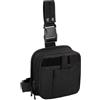 Zymjzbetic Borsa da gamba Uomo in giro for impacco da pacchetto gamba box borsetto accessorio for sedere in vita gallone sacca for goccia in nylon cinghia da uomo(Color1)