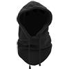 YUKOFE Berretto Invernale con Teschio Cappello da Snowboard Termico Antivento con Fazzoletto facciale per la Stagione Fredda Ciclismo Escursionismo Materiale in Poliestere Nero 150