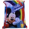 Mickey Mouse Topolino - Borsa con lacci per palestra, 40 x 30 cm, multicolore