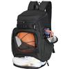 CaFfen Borsa Da Basket Basketball Zaino da basket, grande borsa sportiva, palestra con scomparto for la palla e for le scarpe for riporre sportive borracce(Darkgray)