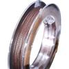 RGOEMHJ Filo animato in acciaio intrecciato a 4 fili all'interno del multifilamento PE Attrezzatura da pesca con lenza super resistente for la in barca Per pesca(1.5-0.20mm-18lb)