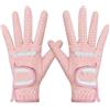 GFDSGRE Guanti Golf 1 paio di guanti da donna in tessuto morbido traspirante blu cielo for mano sinistra e destra(Pink,Size 18)
