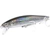 Generico Jerkbait Duro for pesciolini affondanti da 80 mm, Esca Pesca Dura con Getto Lungo in Acqua salata(Silvery)