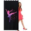 Genérico Tende portatili per il cambio di ballerine, guardaroba privato tra rack, 150 x 80 cm, tende portatili per cambio di vestiti, per ballerine dietro le bambole e per C