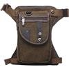 Zymjzbetic Borsa da gamba Uomo in giro for pacchetto gamba for for for la parte del pilota in tela nylon maschio a croce cinghia anhepina borsetti da uomo(Coffee)