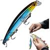 Generic Esche Crank Dure,Duro, Realistico, Artificiale e Resistente agli urti | Esca Nuotatore Lento,Per Pesca Di Fiumi, Serbatoi, Laghi, Barriere E Fossati Profondi