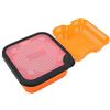Wodsty Setaccio per pellet 2 in 1, con telaio interno, per pesca alla carpa, per pesca alla carpa, per esche vive, come i pesci di canapa, 16,5 x 16,5 x 8,5 cm