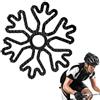 Générique Tamponi di Fodera del Cappello per Ciclismo, Fodera del Casco in Silicone per Ciclismo,Pad in Silicone elastico - per Cappelli di Sicurezza di Guida Attrezzature