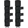 LZAQHMT 2 Pezzi Adattatore Tattico Molle per Accetta E Adattatore per Fodero Coltello - Porta Attrezzi per Giubbotto, Borsa, Softair(O)
