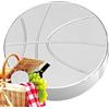 Generic Borsa per il ghiaccio in acciaio per contenitori per il pranzo, multiuso, riutilizzabile, resistente, 9,5 x 2 cm, a prova di perdite, di lunga durata, facile da pulire, per borse per il pranzo