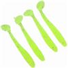 BSTiltion Esche da Pesca Esche in Plastica Morbida Grub 50PCS 5 Cm Coda Singola a T Accessorio per Attrezzatura da Pesca in Plastica Morbida con Dimensioni Ridotte Leggere p (Oro)