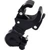 BESPORTBLE Supporto per Torcia Elettrica Robusto Clip per Luce da Bicicletta Porta Torcia Girevole Supporto Antiscivolo per Lampada da Bicicletta