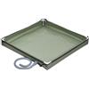 Générique Base per doccia pieghevole - tessuto Oxford PVC PP 80 x 80 x 10 cm | portatile | vassoio esterno con foro drenaggio impermeabile campeggio per la posizione del furgone bagno