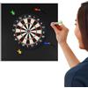 Generic Protezione da parete per bersaglio per freccette, protezione rimovibile professionale e resistente, protezione da parete per bersagli per freccette, per aule, sale giochi, adulti, casa, ufficio