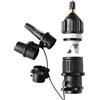 Generico Compatibile con Il Kit Adattatore valvola Aria Multifunzione, connettore Pompa for gommone SUP Kayak
