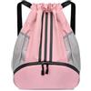 CaFfen Borsa Da Basket Basketball Borsa da basket leggera for il tempo libero, zaino fitness, borsa viaggio impermeabile for sport all'aria aperta, unisex, motivo a righe(Light Purple)