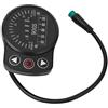 BSTiltion KT 900S Display per Bici Elettrica Misuratore LCD per Bici Display a LED per Bicicletta Pannello di Controllo per Elettrica 19 Indicatore di velocità a LED 5 Assist