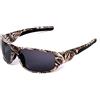 Angxiong Occhiali da Pesca Polarizzati Mimetici Uomo Donna Ciclismo Escursionismo Guida Occhiali da Sole Occhiali Sportivi da Esterno Camo Riding Camouflagegray Antivento