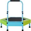 Generisch Mini trampolino pieghevole da 90 cm con manico regolabile, attrezzatura per saltare per bambini, giocattolo per parco giochi, palestra, casa, aula, asilo, cortile, prato, giardino