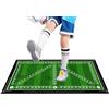 Generico Allenamento sul tappetino da calcio - Tappetino per passi silenziosi, trapano per abilità antiscivolo, attrezzatura per palleggio durevole | Superficie di pratica professionale, innovativo al mo