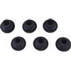 Wodsty 6 manopole per manubrio di bicicletta, 30 mm, colore nero, standard per manubrio di bicicletta e scooter