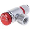 RUINBNC Pompe per pneumatici multifunzione Testa di gonfiaggio CO2 portatile Veloce e facile Biciclette Pompe per pneumatici Sostituzione Pneumatici CO2 Riempitore Pneumatici Bici Gonfiatore