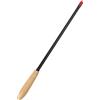 Allthingstore Canna da pesca telescopica per gamberetti con manico in legno massello, per bambini e adulti, per pesca alla carpa, tilapia, cernia in stagni d'acqua dolce, nera, lunghezza 1,2 m (1,8 metri)