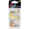 Fox Rage Micro Grub Tail 4 cm Loaded UV Mixed Colour Pack X4 Pesce in gomma