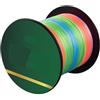 CHTKAGV Filo da pesca in PE intrecciato a 8 fili, filo multifilamento 500 m for carpa, mare, mosca(500m LOW GREEN)