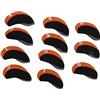 YUKOFE 11 pezzi di neoprene Golf Club Head Protector Golf Club Numerato per i Corti all'aperto (Green)