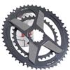 Generico Guarnitura bici da strada 170mm guarnitura 50-34T/52-36T/53-39T ruota catena albero in lega di alluminio bicicletta doppia corona(52-36T)