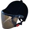 kowaku Casco da Equitazione Equestre Regolabile Cappello da Cavallo Ergonomico con Interno in PP E Rivestimento in Velluto Adatto Ad Adulti Uomo Donna, Specchio Marrone