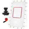 Générique Rebonder da pallavolo, rete regolabile 3,8 cm, per allenamento, pallavolo, 22,6 m, 28 cordini elastici, per adulti calcio Tennis