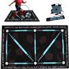 Eirolace Tappetino Allenamento Calcio 60x90cm Kit Allenamento Calcio con Trainer Cintura Controllo Palla Antiscivolo per Bambini e Adulti Esercizi Dribbling Calcio Casa Indoor Outdoor