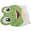 UKCOCO Cuffia Piscina Silicone per Ragazzi e Ragazze con Protezione Orecchie, Elastica, Design Cartone Animato Verde per Festa Estiva e Parchi Acquatici