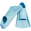 XIUsheUA Pinne Nuoto Pinne for Nuoto e Immersioni in Silicone Corte for Uomo Donna for Snorkeling Set for Attrezzatura for per Nuoto e Immersione(Sky Blue,S)