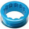 ASODDMVB Adatto Per M6100 M7100 8100 Coperchio Della Cassetta Anello Di Bloccaggio Bullone Di Fissaggio Parti Di Bicicletta MS 12 Coperchio Blocco Ruota Libera pignone per bicicletta Cassette e pignoni(Blue)