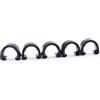 MOBUTOFU 10pezzi Clip C per Cavo Freno Bici in Plastica Nero, Guida per Tubo Cavi Ganci Doppia e Rotazione Centrale, Accessori per Bici da Strada e Mountain Bike