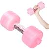 Generic Set di manubri riempiti ad acqua, per fitness acquatico per piscina, manubri antiscivolo per tonificare le braccia e modellare il corpo, leggeri e portatili per aerobica principianti