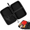 Vgvgaj 29x19.5x5cm rigida per racchette da pong da pong rigida EVA impermeabile rigida per racchette da pong per 2 racchette e palline multiple per gli