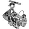 HUIOP Mulinello da Spinning di Alta qualità Forniture per la Pesca in Metallo Senza Spazi Vuoti per Pescatori con Barra Stabilizzatrice a Bilanciere (YKS3000M Esca tazza media poco profonda)