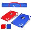 Wicked Wood Games Cornhole Beach Set - 90 x 60 cm - Zona Rossa - Incl. 2 x 4 sacchi da Cornhole e borsa per il trasporto