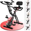 CURSOR FITNESS CURSOR cyclette da casa pieghevole Ergometer, cyclette pieghevole 5-in-1 con Resistenza Magnetica a 16 Livelli, cyclette per casa Bici da Camera con Sedile Comodo, Massimo 136kg