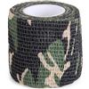 BATHVEVE Nastro Adesivo Mimeticco Autoadesivo 5cm X 4,5m Non Tessuto Elastico per attività Outdoor Senza Residui Appiccicosi Colore Casuale