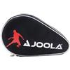 JOOLA, Custodia per Racchette da Ping Pong "Pocket Double", per 2 Racchette, Impermeabile, Nero/Rosso, 28 x 17 x 4 cm